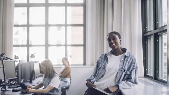 Business woman in office